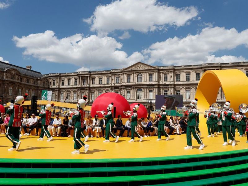 Louis Vuitton Brings Florida Marching Band To The Louvre For Paris Fashion&nbsp;Week